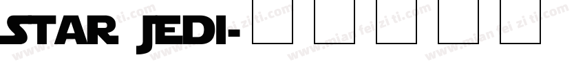 Star Jedi字体转换
